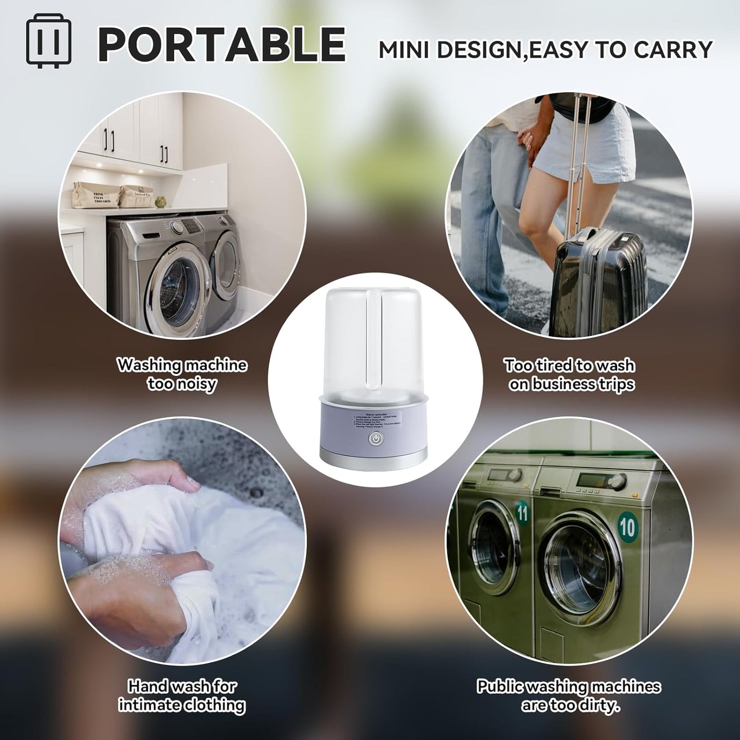 Compact Mini Washer